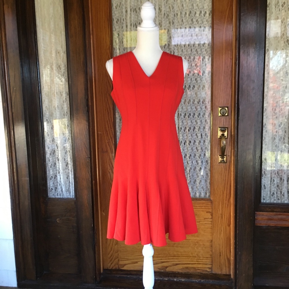 Calvin Klein sleeveless orange dress size 10P